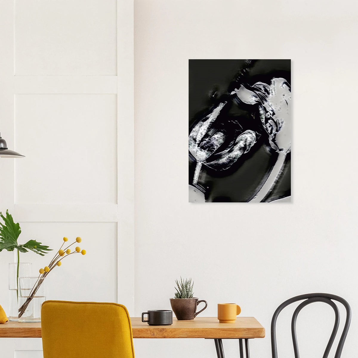 'DEEP II' fine art giclée poster in a dining room