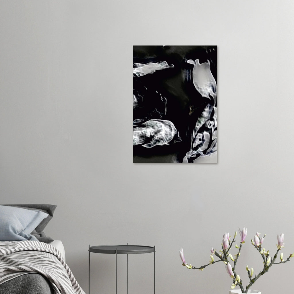 'IMAGINE' fine art giclée poster in a bedroom