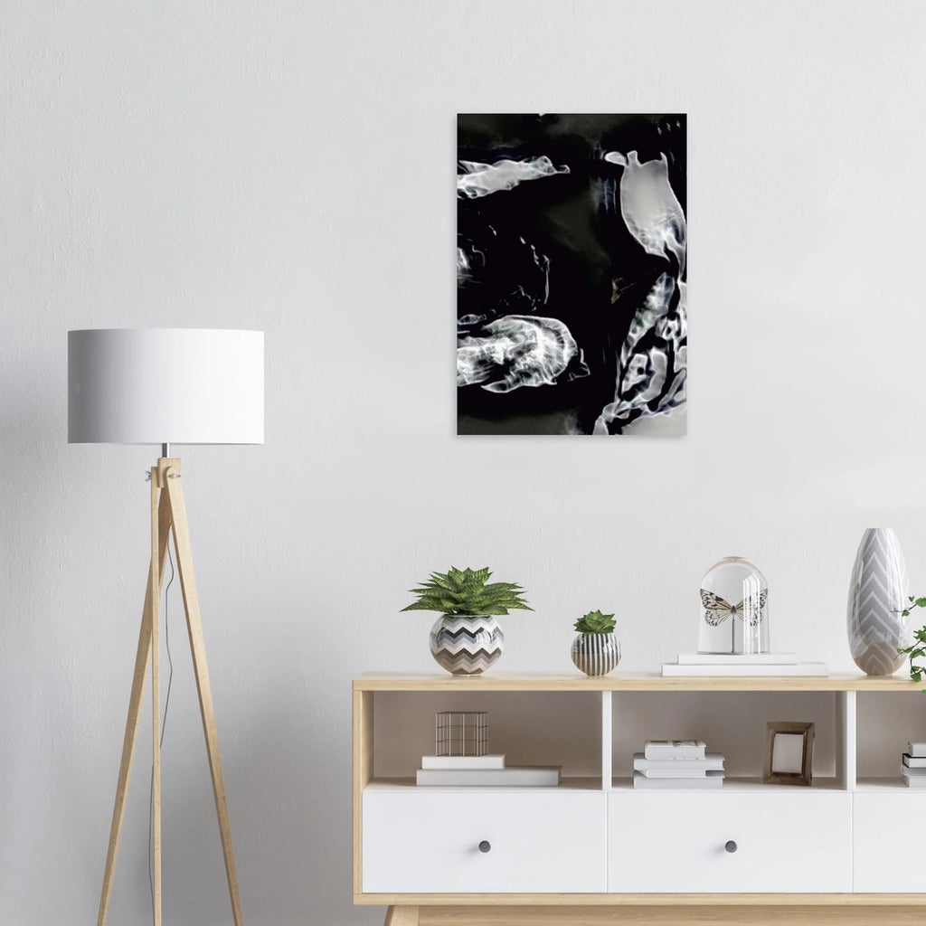 'IMAGINE' fine art giclée poster in a living room
