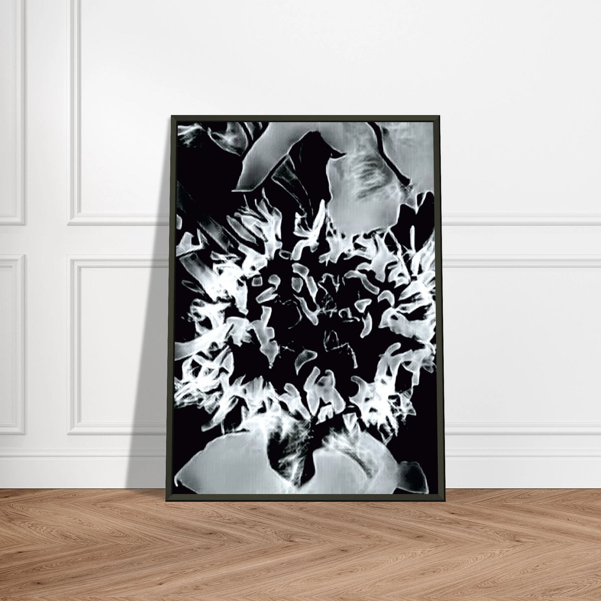 'TRAPPED' fine art giclée print in a frame, main product view
